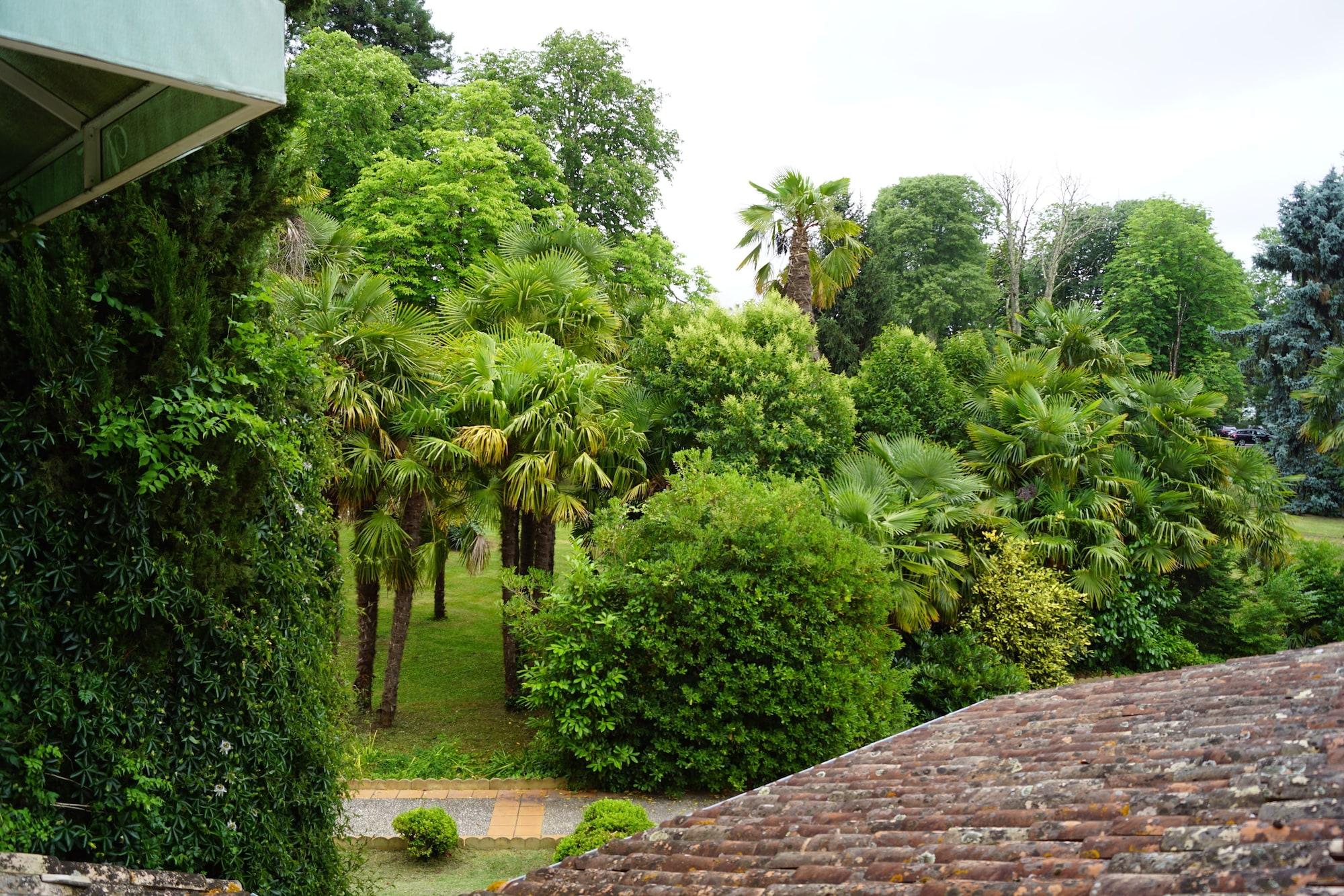 Logis Hotels- Hotel Et Restaurant Domaine De Fompeyre Bazas Exterior foto