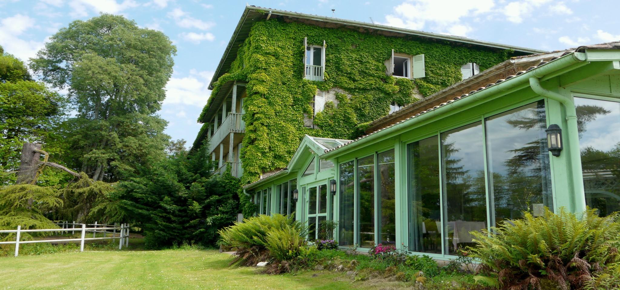 Logis Hotels- Hotel Et Restaurant Domaine De Fompeyre Bazas Exterior foto